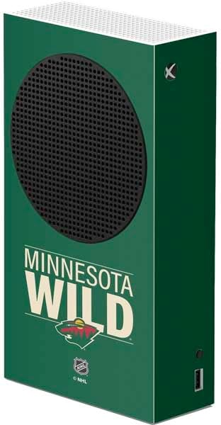 Skinit Decal Gaming Skin Compatible with Xbox Series S Console - Officially Licensed NHL Minnesota Wild Distressed Design
