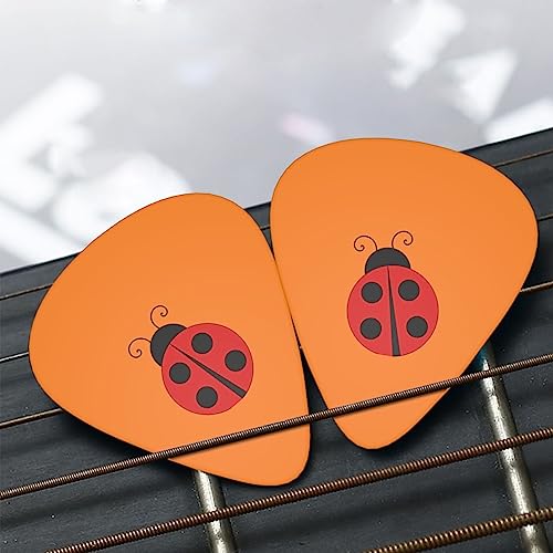 Ladybug Lot de 12 médiators tendance et durables dans une boîte pour ukulélé guitare électrique basse - Les Beatles, Paul McCartney, John Lennon, RIngo Starr, George Harrison Ladybug Lot de 12 médiators tendance et durables dans une boîte pour ukulélé guitare électrique basse – Image 8