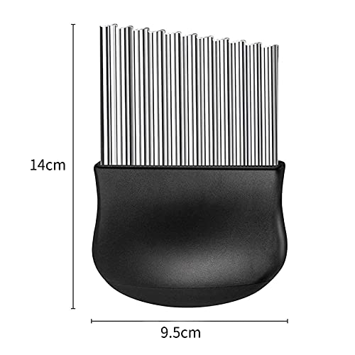 Aardappelsnijder, roestvrij stalen golfsnijder, veilig gereedschap, antislip handvat, golfsnijder voor groenten… - Image 3