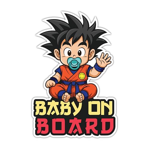 Image of Thats It! Anime Baby on Board Sticker | Removable Decal Car Bumper | Indoor Outdoor Window Sticker | Vinyl Decal for Car, Truck, and Van | Waterproof & Long Lasting Sticker | TI–420