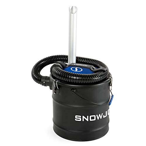 Snow Joe ASHJ201 4.8-Gallon 4-Amp Ash Vacuum w/Metal Storage Tank, Hose, Filters, Cord Organizer