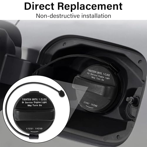 Image of Gas Cap, Fuel Cap Fit for Nissan 2011-2020 Frontier 2012-2020 Versa 2013-2018 Altima 2013-2020 Pathfinder 2015-2020 Murano, Infiniti 2013 JX35 2014-2020 QX60, Replaces 17251-3JA0A, 17251-9BD0E