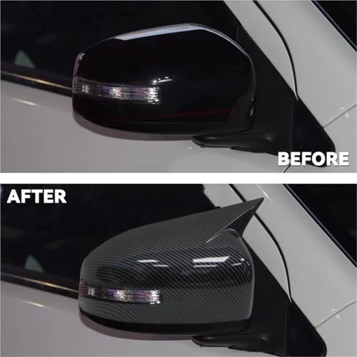 Couvercle rétroviseur Mitsubishi Lancer X 10 EX EVO 2013 2014 2015 2016 capuchon de porte noir - 2