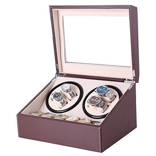 Coffret montre automatique 4 + 6 en cuir peint, le cadeau idéal pour collectionneur
