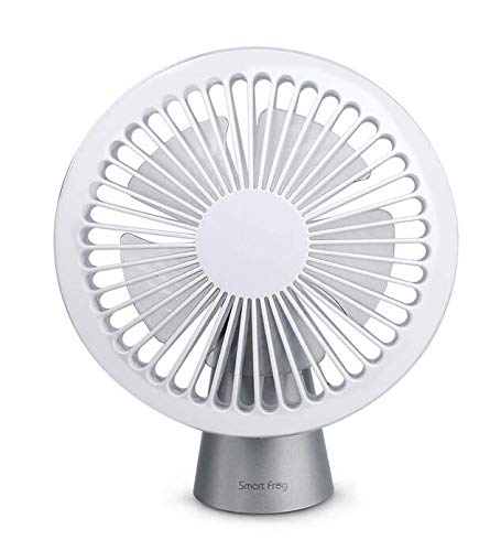 Ventilador portátil de mano para refrescar espacios reducidos y mesas de oficina