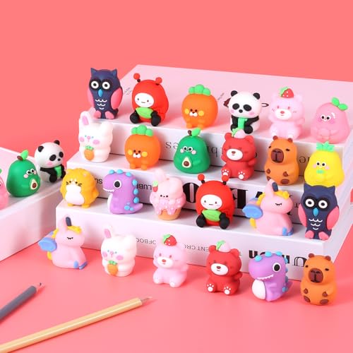 30 PCS Cute Pencil Sharpener for Kids Handheld Pencil Sharpener Bulk Kawaii Manual Pencil Sharpener Kids Pencil Sharpener for School Office Home (Animal) - Thumbnail 6