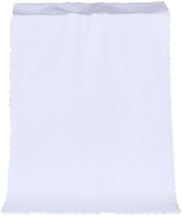 White Towel, Thickened Absorbent Microfiber Square Towel, not Easy to shed, Perfect for a Refined Travel Experience 13.7 * 29.5in