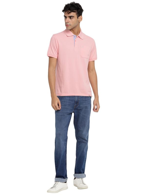 Image of AMERICAN CREW Polo Collar T-Shirt for Men with Pocket