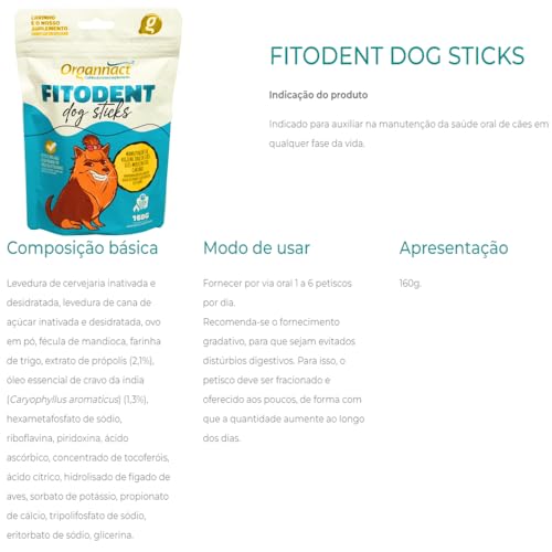 FITODENT DOG STICKS 160G