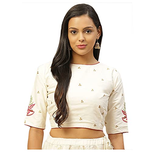 Clousre Short Sleeves Boat Neck Blouse 