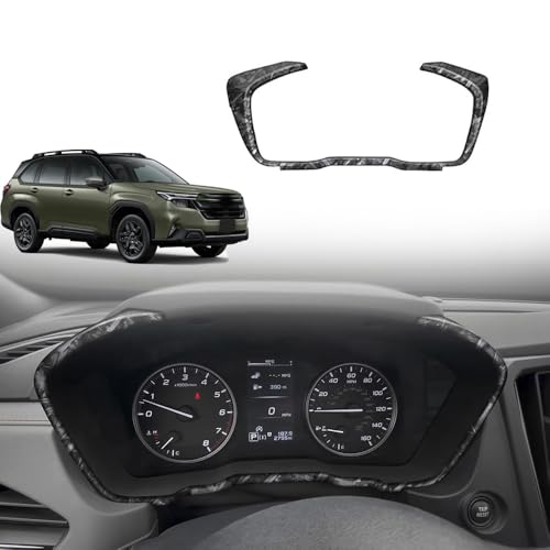 FOR新型 フォレスター SL5 SLG 6代目(2025年4月?現行)計器ベゼル 計器トリムベゼル ABSプラスチック 車種専用設計 傷に強い 耐摩耗性 内装トリム 取り付け簡単 フォレスターsl アクセサリー