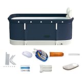 Ghzste Faltbare Tragbare badewanne Erwachsene, 48x 20 inch Mobile Badewanne Faltbare Badewanne,Familienbadezimmer SPA Wanne, Dusche Heißes Bad Eisbad (B)