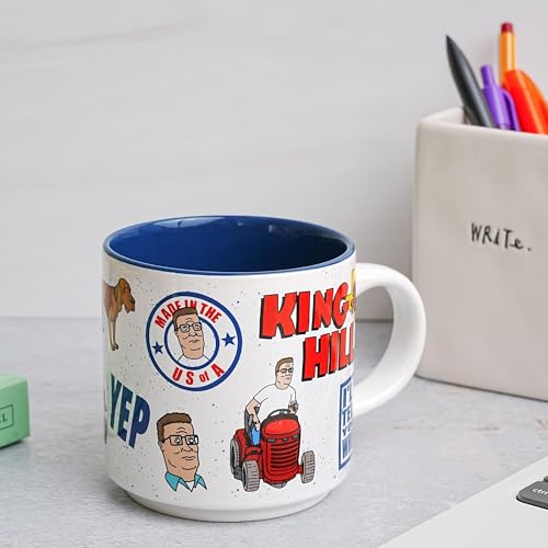 Taza Cerámica Apilable King Of The Hill 13 Onzas miniatura 4