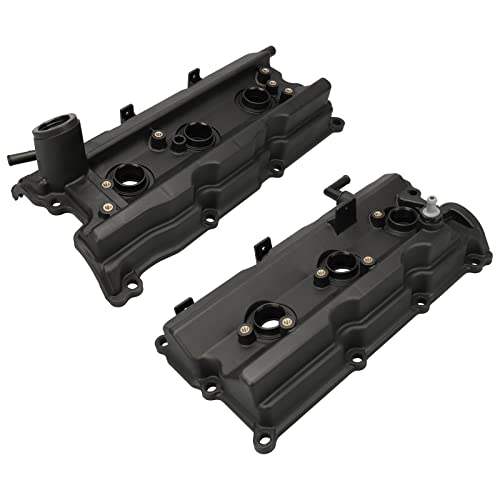 BRTEC Left & Right Engine Valve Covers and Gasket Compatible for 2003-2006 G35 V6 3.5L for 03-06 Nissan 350Z #13270-8J112