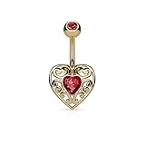 antiallergenes 316L Chirurgenstahl mit 14 Karat Gold plattiert / rhodiniert (Anhänger aus Messing)