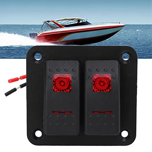 Panel de interruptor basculante de 2 vías para solucionar fallos por humedad en barcos 5
