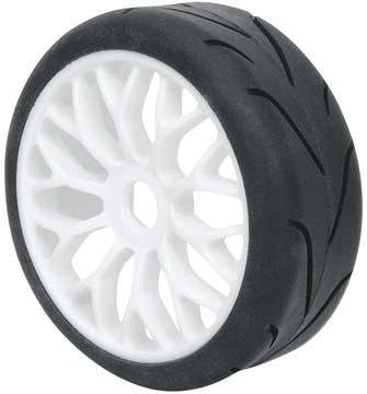 7182 1/8 Rally Tire/Rim Set C (2)