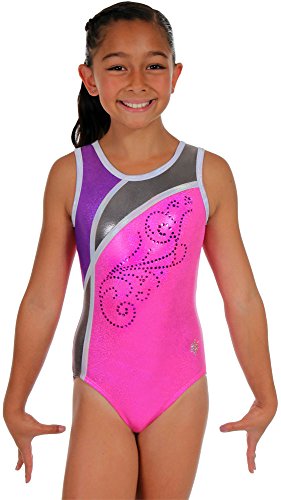 Justaucorps rose flocon de neige cadeau idéal gym et danse 10 ans