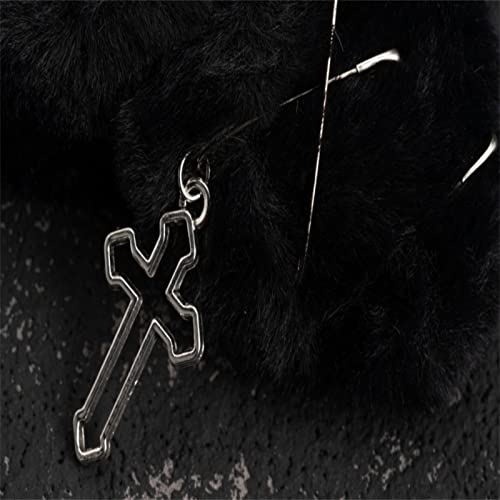 Pu Leather Buckle Headbands Hair Hoop Hair Band Hair Clips For Women Girls Sweet Gothic Lolita Punk Hairpin Hair Accessories (Black 2) #TOP4