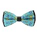 WUXEKZO Mens Boys Fashion Colorful Tropical Frogs Pre-Tied Bow Tie, Adjustable Neck Band Creative Bow Ties for Party, Banquet, Graduation