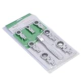 [Mangos ergonómicos]: diseñado para tener un peso liviano y un tamaño compacto, el transporte conveniente lo hace ideal para uso en interiores y exteriores. El trinquete tiene un mango ergonómico que es fácil de sostener y no se desliza fácilmente durante el uso