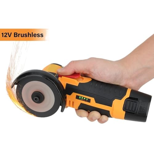 Mini amoladora angular brushless AB30 de 12V y 3 pulgadas con batería de litio 3