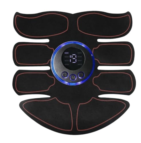 Estimulador de abdominales EMS con 8 zonas de tonificación muscular y carga USB