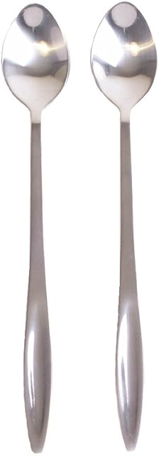 Tala Stainless Steel Long Handled Spoons, Pack of 2, Silver