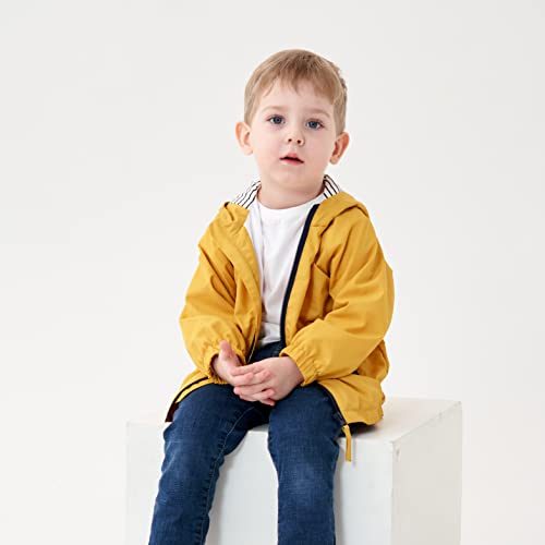 Volunboy Toddler Boys Windbreaker Casual Outerwear Kids Lightweight Zip Hooded Jacket Baby Cute Dust Coat thumb #3