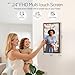 NexFoto 24 Inch Touchscreen Digital Picture Frame Large, WiFi Electronic Photo Frame 64GB, Add Pics from Google Photos, Upload Photos/Videos via App/USB, for Mom/Grandparents, Black