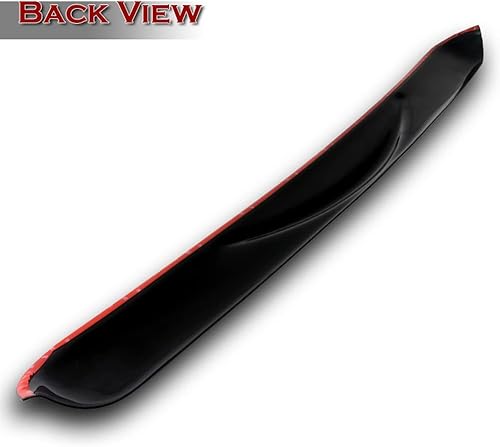 Miniatura 4 de Q1-TECH, Alerón de techo para ventana trasera compatible con Dodge Challenger 2008-2023, visera de techo de ventana trasera de acrílico