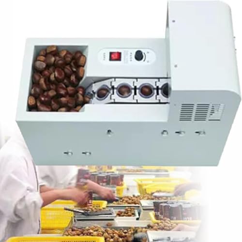 FBJAMZ Automatic Chestnut Shelling Machine, Electric Chestnut Cracker, Semi-Automatic Notching Tool for Commercial Use
