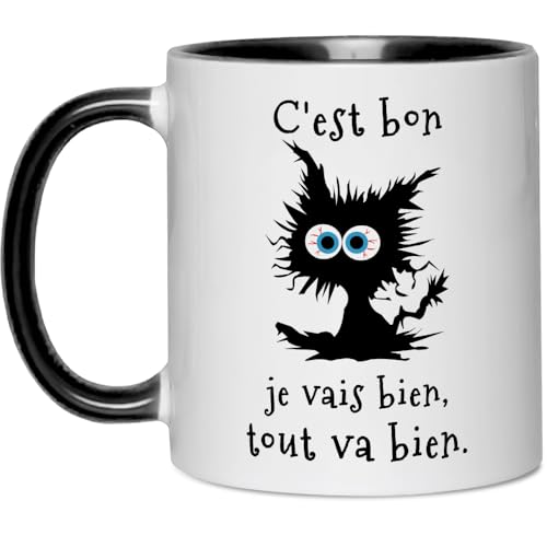 Fatbaby Tasse à café drôle pour collègue, ami, cadeau d'anniversaire, Thanksgiving ou Noël pour collègue de bureau. Tasse sarcastique pour le bureau, thé ou café, 11 oz