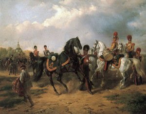 Peinture à l'huile historique Schulz pour sublimer votre salon
