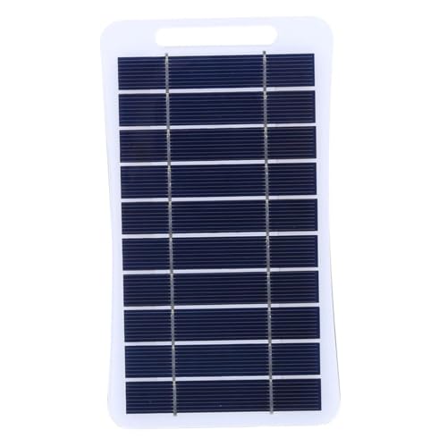 Mini panel solar de emergencia portátil Goutdori blanco para camping y senderismo al aire libre
