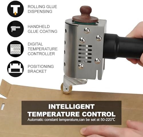 Adjustable Hot Melt Glue Dispenser & Spray Injecting Machine - 50ml for Crafts, Fabric, Woodworking, DIY Projects, Efficient Adhesive Application
