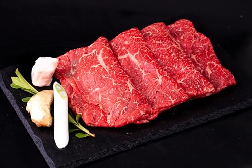 一番田舎 A4ランク すき焼き しゃぶしゃぶ用 モモ 450g 糸島牛