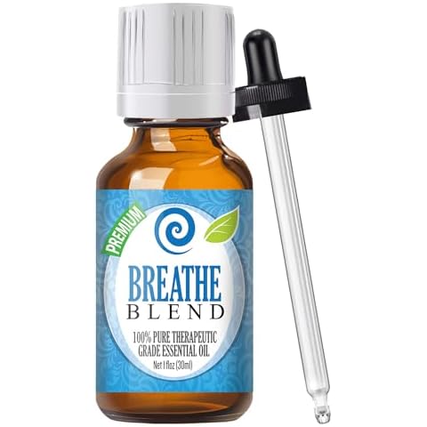 Healing Solutions Breathe Blend Essential Oil - 100% Pure Therapeutic Grade - 30ml - Breathe Oil - Aromatherapy Oils Cover
