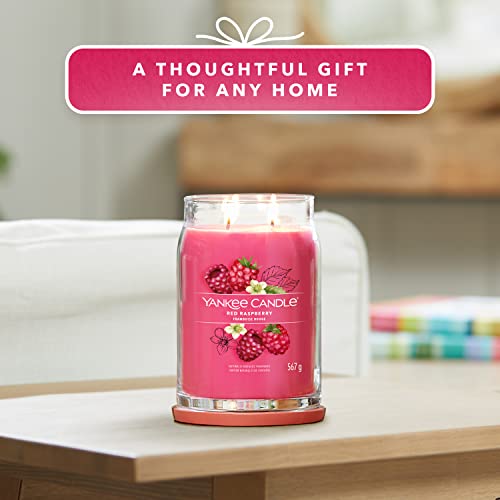 Yankee-Candle-Signature-Scented-Candle-Red-Raspberry-Large-Jar-Candle-with-Double-Wicks-Soy-Wax-Blend