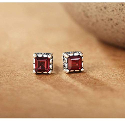 Goutte d'oreille chinois cristal topaze boucles d'oreilles carrées oliv