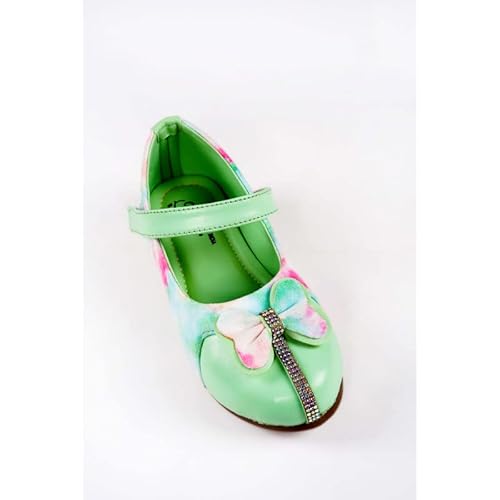 Tiny Bugs Girls Bow Embellished Ballerinas - Multi