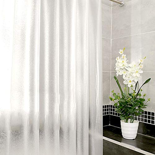 Rideaux de douche givrés pour une ambiance d'hôtel à la maison