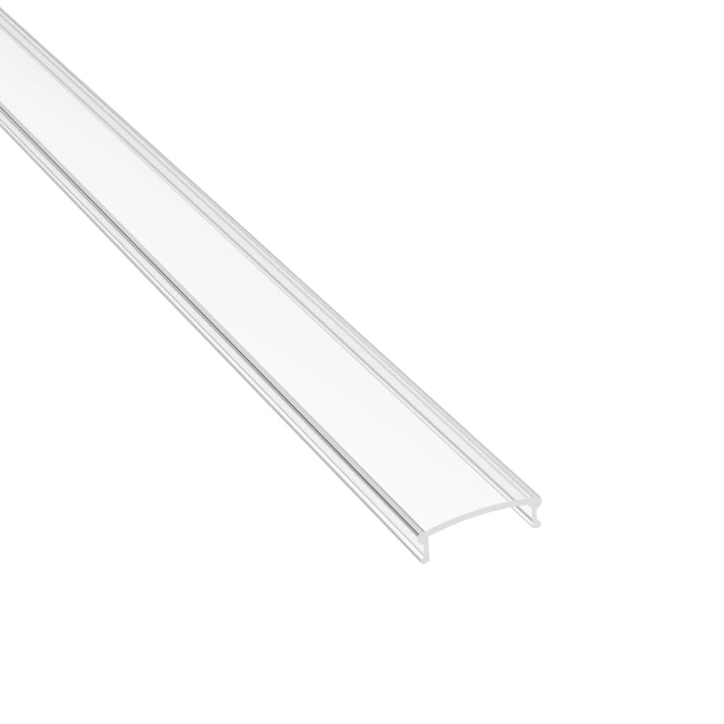 Profil LED en étapes de 2m Noir STAIRS pour bandes LED Éclairage d'escalier (Profil de 2m Noir incl. revêtement transparent)