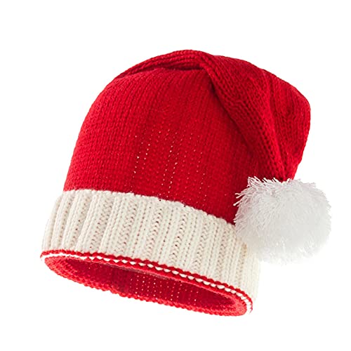 Chapéu de malha de inverno Pai-Filho, Boné de esqui de harmonização do Natal da família, Gorro de tr