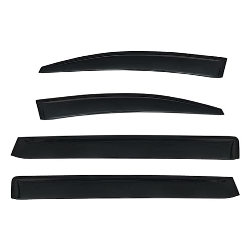 MYRFCSA Car Wind Deflectors, for DODGE RAM1200 MK6 2025+ Rain Guards Window Visor in-Channel Side Shatterproof Sun Visor Reduced Wind Noise Easy Installation