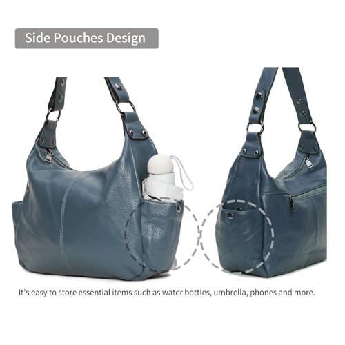 Genuine Leather Purses for Women Hobo Crossbody Bags Wokk Casual Shoulder Handbag4
