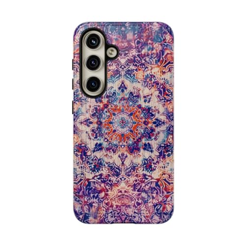 Coque Samsung S24 rigide violette orientale pour protéger votre téléphone des rayures avec style