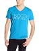 BOSS HUGO BOSS Men's UPF 50+ V-Neck Swim Shirt
