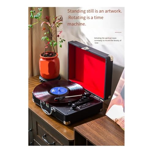 Vinyl record lecteur Bluetooth portable avec USB et PC Recorder