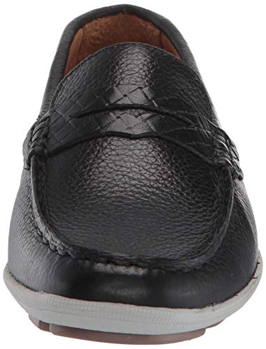 Image of Driver Club USA Kids' Kids Made in Brazil Fashion Genuine Leather Driving Loafer with Penny Detail